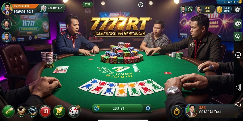 Screenshot gameplay Poker yang menarik di 777RT.
