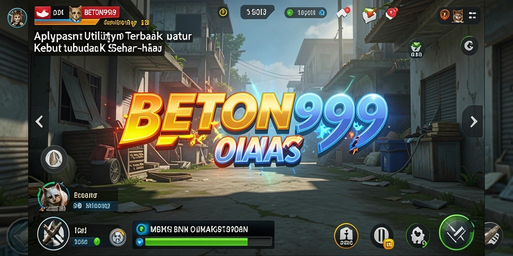Tampilan antarmuka BETON999 yang modern dan intuitif.