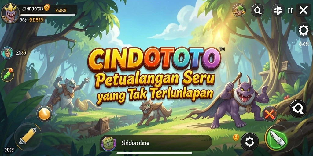 Tampilan gameplay CINDOTOTO yang menakjubkan dan menantang.