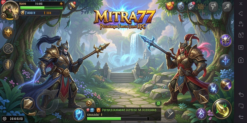 Tampilan gameplay RPG yang menakjubkan dan mendebarkan.