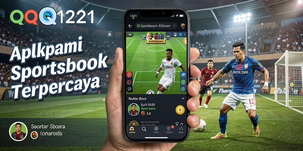 Tampilan utama QQ1221 menampilkan berbagai pilihan taruhan olahraga.