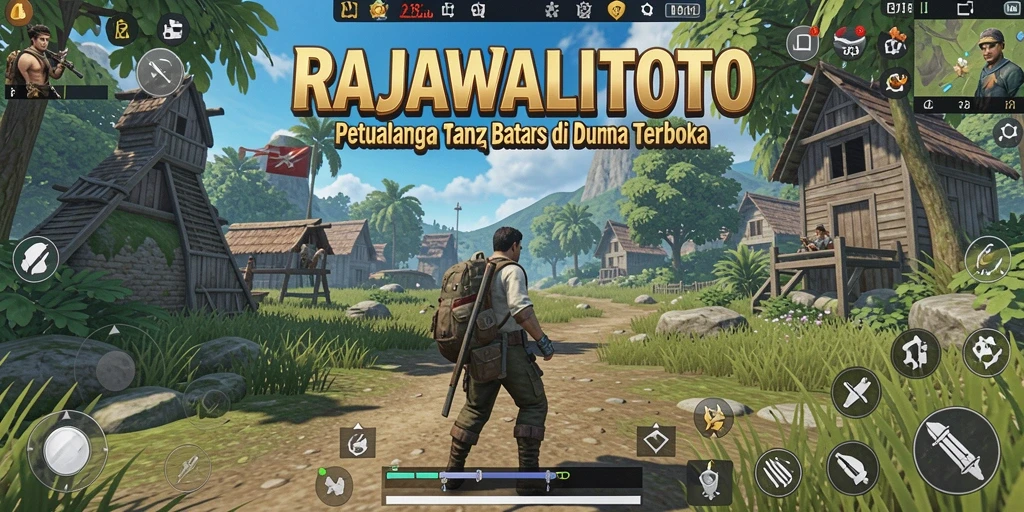 Tampilan gameplay RAJAWALITOTO yang mengesankan di dunia terbuka.
