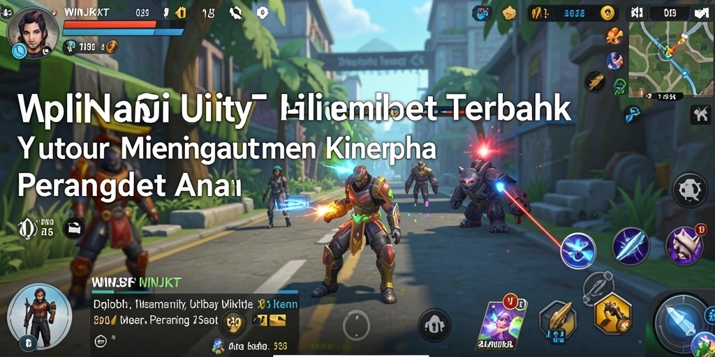 Tampilan utama WINJKT dengan fitur optimasi kinerja.